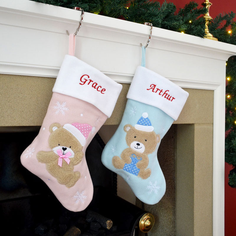 Baby Girly Christmas Stockings Baby Girl Personalized Christmas