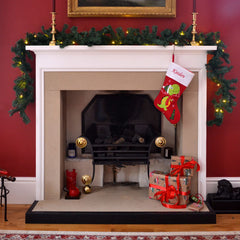 Personalised Embroidered Luxury Dinosaur Christmas Stocking