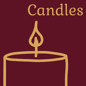 Personalised Christmas candles icon