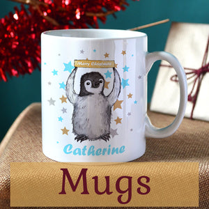 Personalised Christmas mugs collection