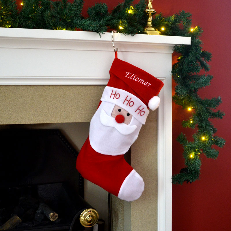 Luxury Personalised Embroidered Christmas 52cm Santa / Penguin Xmas Stocking