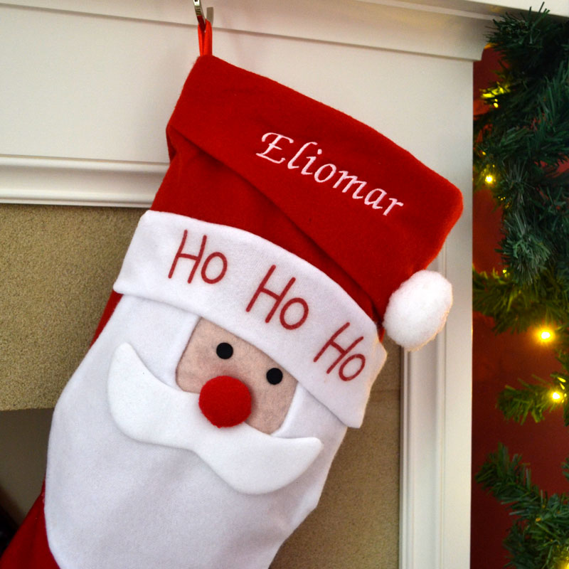 Luxury Personalised Embroidered Christmas 52cm Santa / Penguin Xmas Stocking