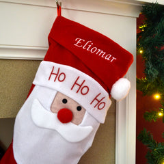 Luxury Personalised Embroidered Christmas 52cm Santa / Penguin Xmas Stocking