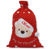 My First Christmas - Personalised Christmas Jumbo Xmas Sack 73CM - Personalised Christmas