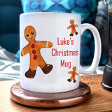 Personalised Gingerbread Man Mug 