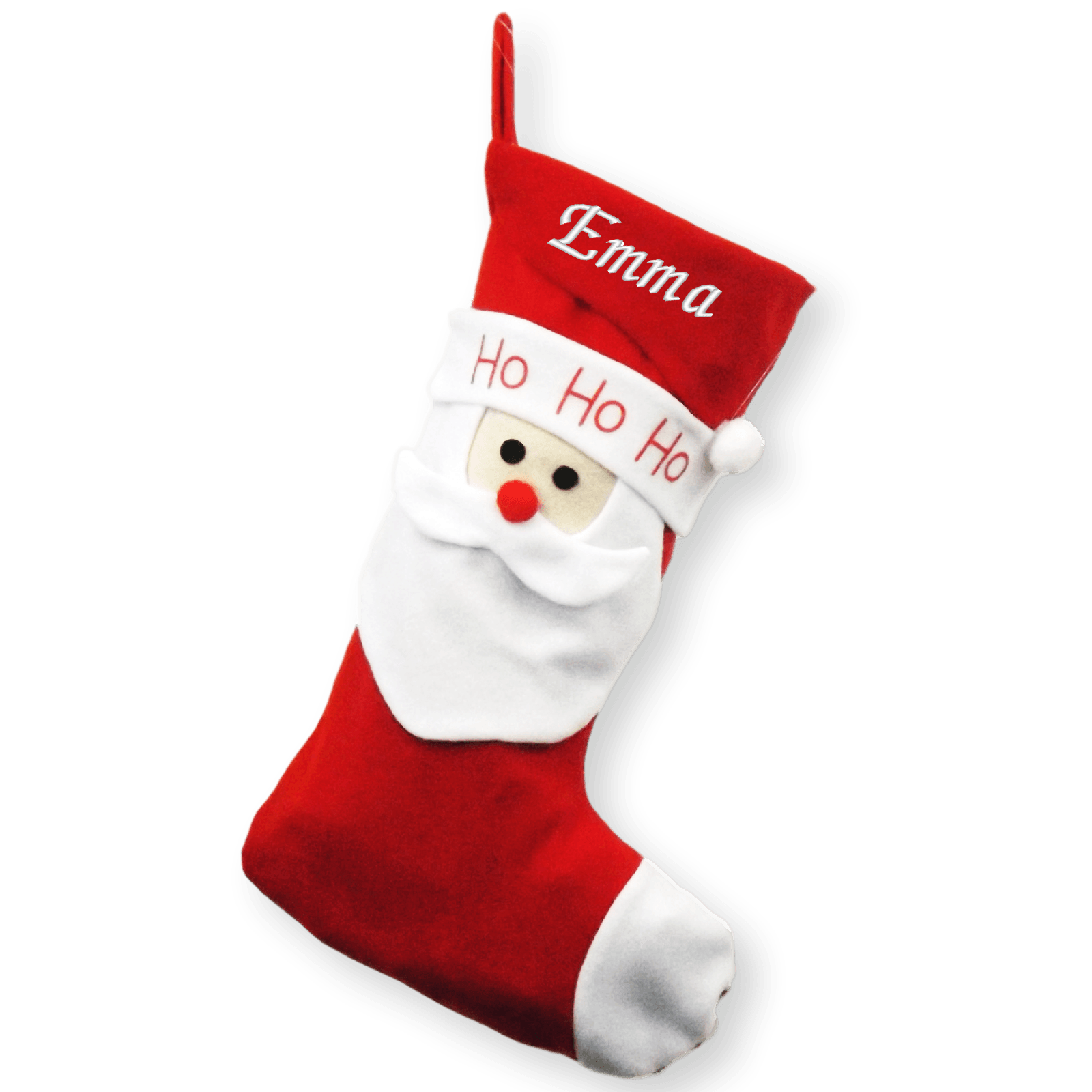 Luxury Personalised Embroidered Christmas 52cm Santa / Penguin Xmas Stocking - Personalised Christmas