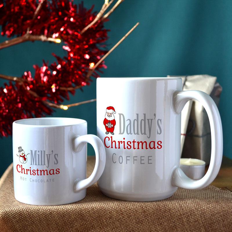 Personalized Name Printed Espresso Cup Set