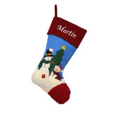 Luxury Personalised Embroidered Vintage Inspired Christmas Stockings