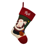 Luxury Personalised Embroidered Vintage Inspired Christmas Stockings