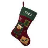 vintage christmas stocking